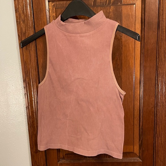 One Step Ahead Tops - SOLD- Pink crop tank